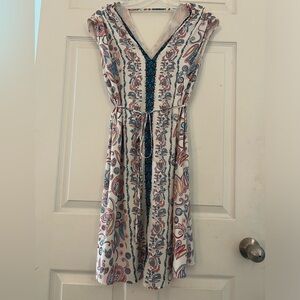 Paisley print loft dress